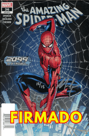 Amazing Spider-Man Vol 5 #36 Cover D DF Signed By Nick Spencer