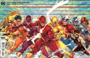 The Flash Vol 5 Annual 2021 #1 Cover B Variant Brett Booth Card Stock Cover