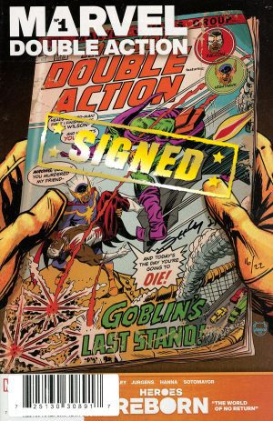 Heroes Reborn Marvel Double Action #1 (One Shot) Cover C DF Signed By Tim Seeley