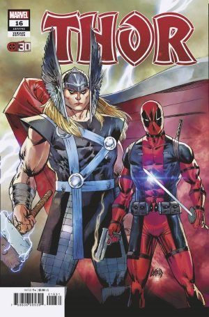 Thor Vol 6 #16 Cover D Variant Rob Liefeld Deadpool 30th Anniversary Cover