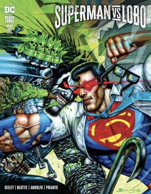 Superman Vs Lobo #1 Cover B Variant Simon Bisley Cover