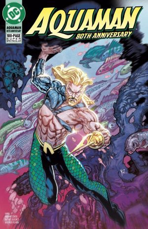 Aquaman 80th Anniversary 100-Page Super Spectacular #1 (One Shot) Cover G Variant Yvel Guichet 1990s Cover