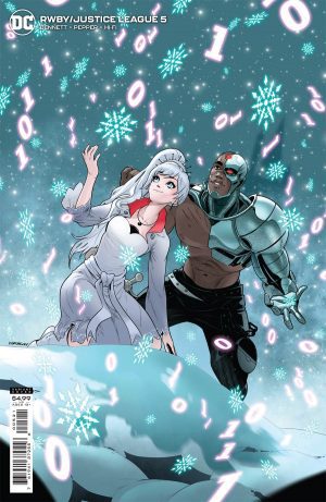 RWBY/Justice League #5 Cover B Variant Simone Di Meo Card Stock Cover