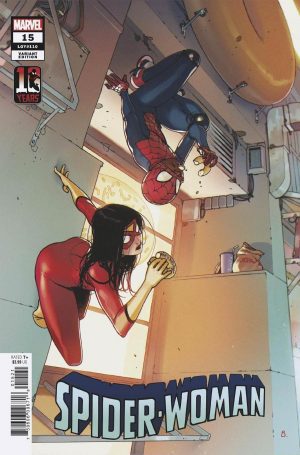 Spider-Woman Vol. 7 #15 Cover B Variant Bengal Miles Morales Spider-Man 10th Anniversary Cover