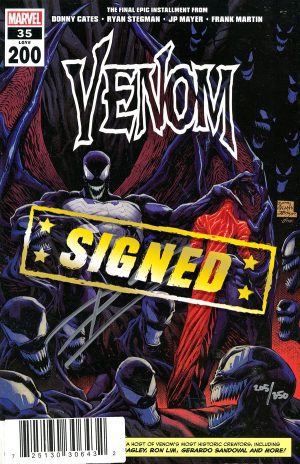 Venom Vol 4 #35 Ryan Stegman Cover Q DF Signed By Donny Cates (#200)