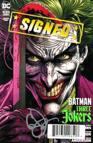 Batman: Three Jokers #1 Cover I DF Signed By Geoff Johns