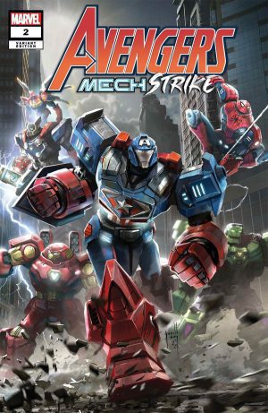Avengers Mech Strike #2 Cover B Variant Jarold Sng Cover