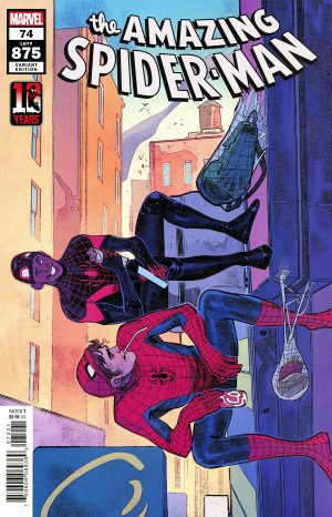Amazing Spider-Man Vol. 5 #74 Cover B Variant Sara Pichelli Miles Morales Spider-Man 10th Anniversary Cover