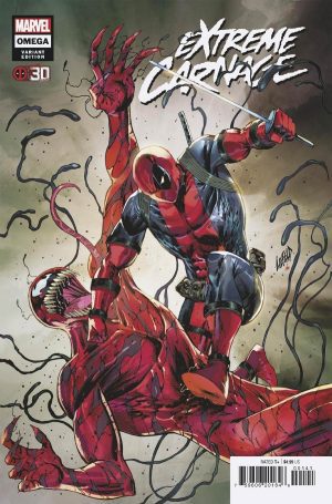 Extreme Carnage Omega #1 (One Shot) Cover D Variant Rob Liefeld Deadpool 30th Anniversary Cover