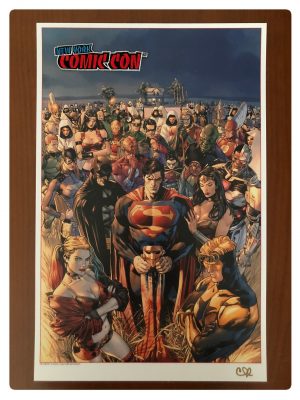 NYCC 2019 Heroes in Crisis by Clay Mann Signed Print