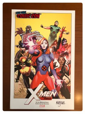 NYCC X-Men Red by Mahmud Asrar Signed Print