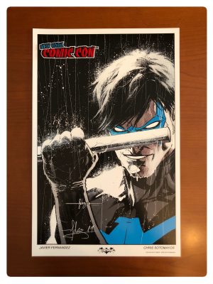 NYCC 2019 Nightwing by Javier Fernández Signed Print