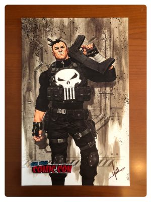 NYCC 2019 The Punisher by Jorge Molina Signed Print