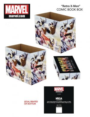 Caja para comics Marvel Retro X-Men Graphic Comic Box