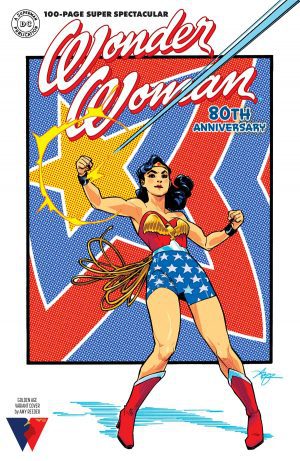 Wonder Woman 80th Anniversary 100-Page Super Spectacular #1 (One Shot) Cover F Variant Amy Reeder Golden Age Cover