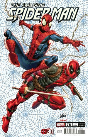 The Amazing Spider-Man Vol. 5 #78 Cover C Variant Rob Liefeld Deadpool 30th Anniversary Cover