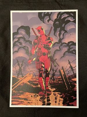 "Deadpool" de David López. Print firmada