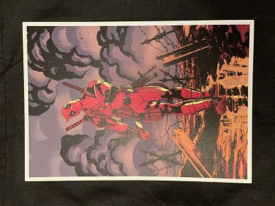 "Deadpool" de David López. Print firmada