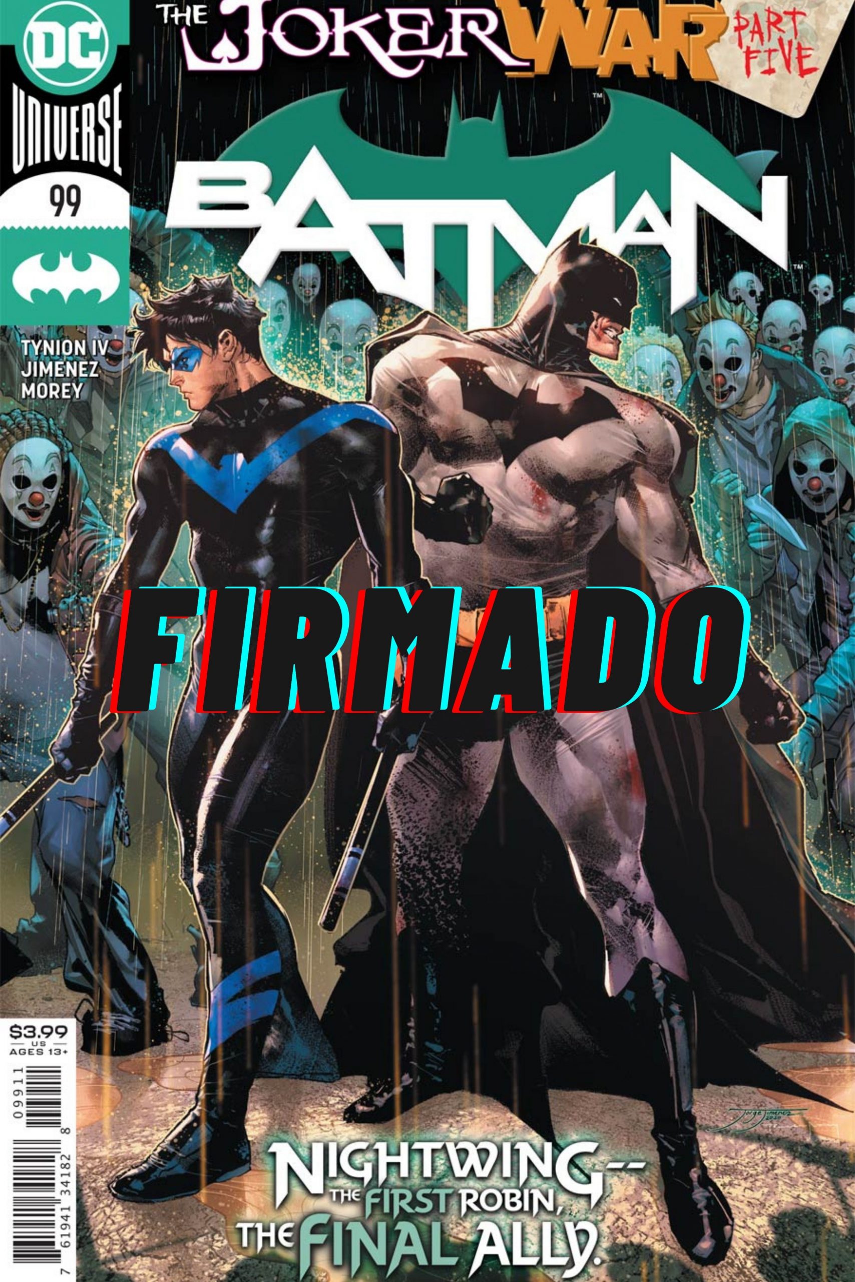 Comprar Batman Vol. 3 #99 Cover D DF Signed By James Tynion IV ⋆  tajmahalcomics