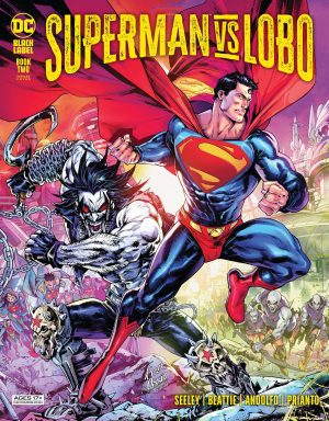 Superman Vs Lobo #2 Cover B Variant Fico Ossio Cover