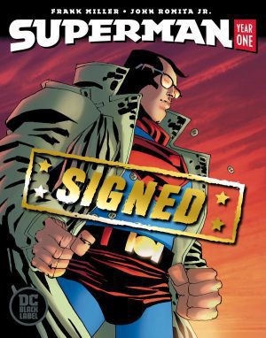 Superman: Year One #2 Cover D Variant Frank Miller Cover Signed By John Romita Jr