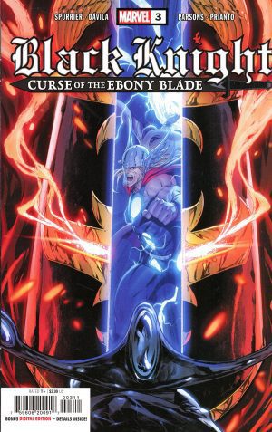 Black Knight: Curse Of The Ebony Blade #3 Cover A Regular Iban Coello Cover