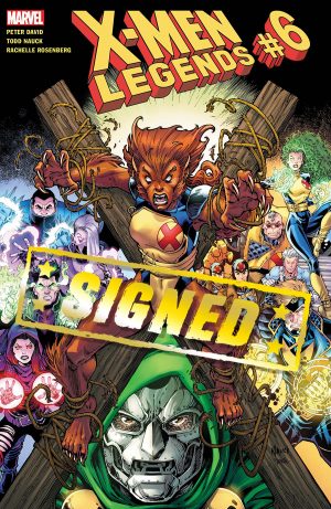 X-Men Legends #6 Cover E Regular Todd Nauck Cover Signed By Peter David
