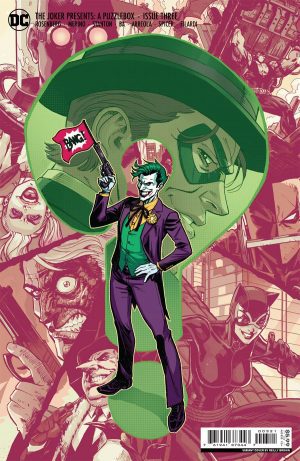 The Joker presents a Puzzlebox #3 Cover B Variant William Reilly Brown Card Stock Cover