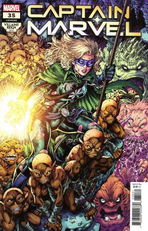 Captain Marvel Vol. 9 #35 Cover B Variant Todd Nauck Villains Reign Cover