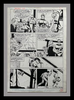 Página Original Frank Springer Action Comics 619 Pag. 37