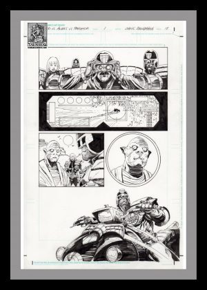 Página Original Chris Mooneyham Predator vs Judge Dredd vs Aliens Issue 01 Page 18