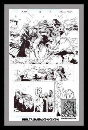 Página Original Mahmud Asrar X-Men 13 Page 2 (X of Swords Part 10 of 22)