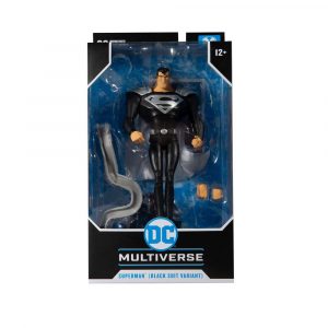 DC Multiverse Superman the Animated Series Superman Black Suit Variant Action Figure