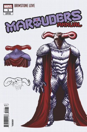 Marauders Annual #1 Cover C Incentive David Baldeón Design Variant Cover