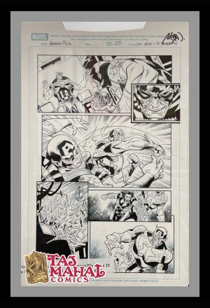 Página Original Dio Neves y Adriano di Benedetto Wolverine and Captain America: Weapon Plus Page 25