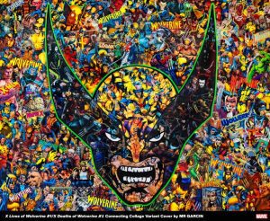 X Lives/X Deaths of Wolverine #1 Mr Garcin Connecting Collage Covers Set