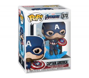 Avengers Endgame Captain America with broken Shield and Mjölnir Bobble-Head