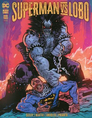 Superman Vs Lobo #3 Cover B Variant Daniel Warren Johnson Cover