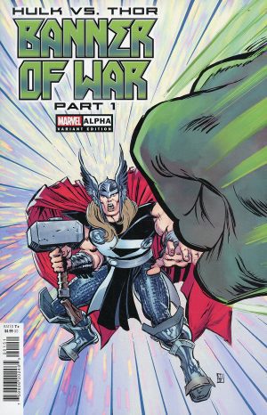 Hulk Vs Thor Banner Of War Alpha #1 (One Shot) Cover C Variant Trevor Von Eeden Hulk Smash Cover