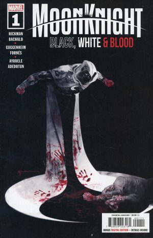 Moon Knight Black White & Blood #1 Cover A Regular Bill Sienkiewicz Cover