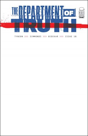 The Department Of Truth #18 Cover B Variant Blank Cover