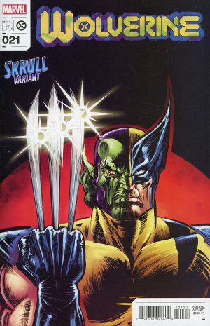Wolverine Vol 7 #21 Cover B Variant Trevor von Eeden Skrull Cover
