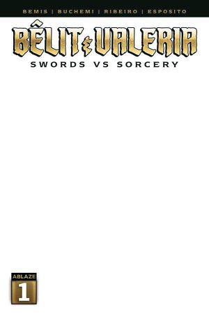 Belit & Valeria: Swords Vs Sorcery #1 Cover E Variant Blank Cover