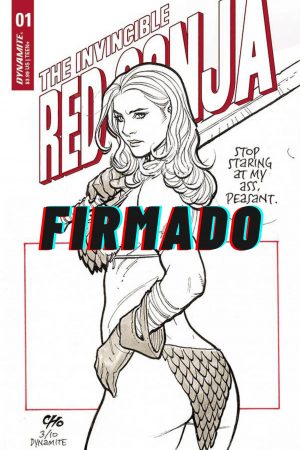 Invincible Red Sonja #1 Cover D Variant Frank Cho Cover Signed by Frank Cho