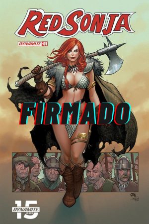 Red Sonja Vol 8 #1 Cover D Variant Frank Cho Cover Signed by Frank Cho
