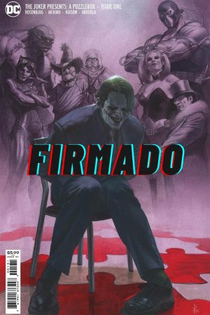 The Joker presents a Puzzlebox #1 Cover B Variant Riccardo Federici Card Stock Cover Signed by Riccardo Federici