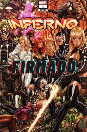 Inferno Vol 2 #1 Cover B Variant Mark Brooks Wraparound Cover Signed by Mark Brooks