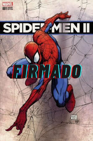 Spider-Men II #1 Cover I Michael Turner & Peter Steigerwald Aspen Comics Variant Cover B Signed by Sara Pichelli