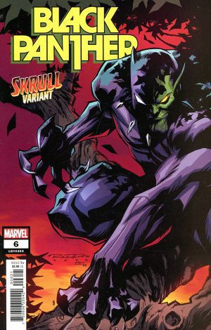 Black Panther Vol 8 #6 Cover B Variant Khary Randolph Skrull Cover