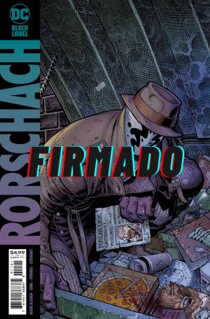 Rorschach #11 Cover B Variant Arthur Adams Cover Signed by Jorge Fornés